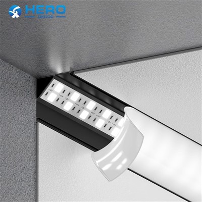 Corner Mount Aluminium Led Profile Housing